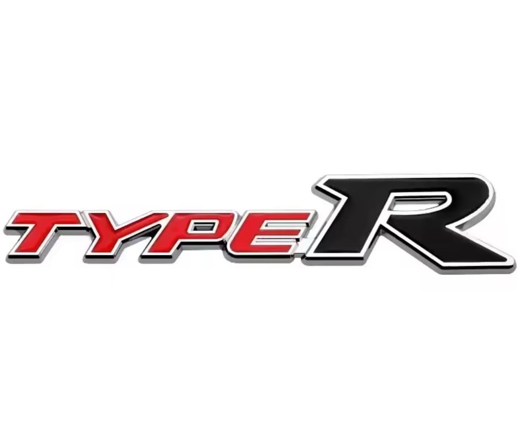 3D Metal TYPE R Car Sticker Emblem Badge for Universal Cars