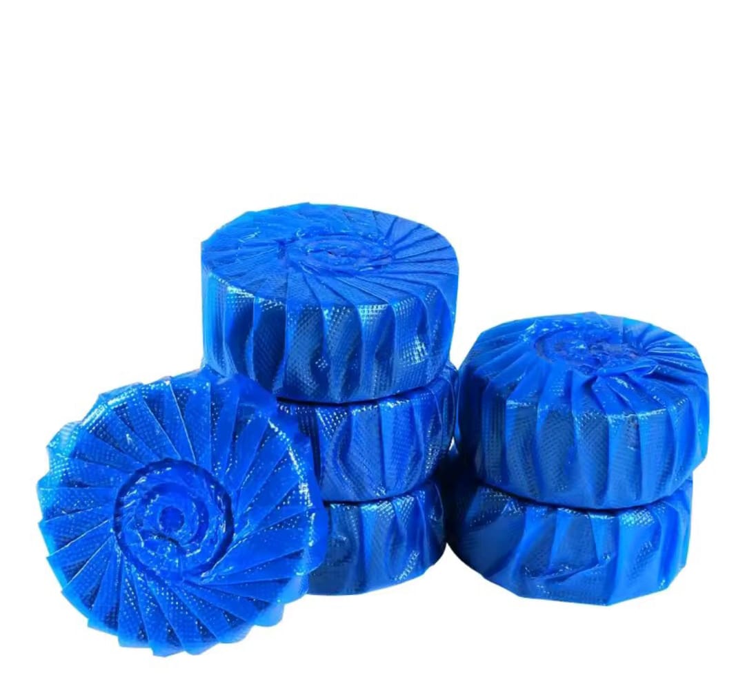 Flushing Blue Bubble Toilet Bowl Cleaner Bathroom Freshener WC Tablets Cleanning Flush