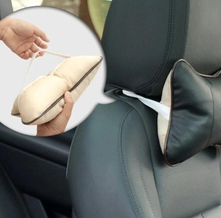 2 Pc Car Seat, Head and Neck Rest Pillows