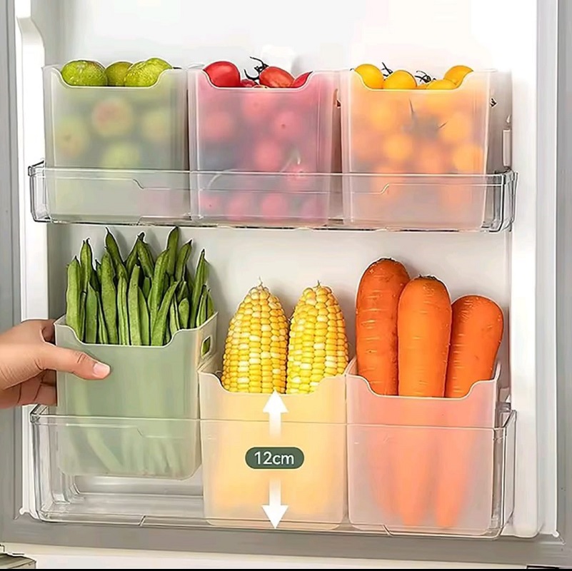 1 Pc Storage Box For Food Organizer Cold Storage Kitchen Box