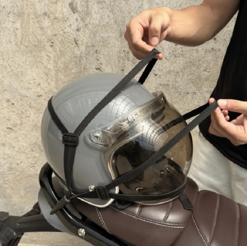 Helmet Cargo Elastic Adjustable Retractable Buckle High Strength