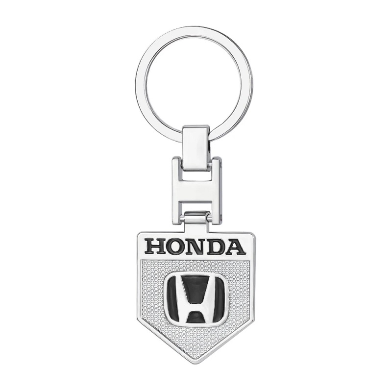 1Pc Car Keychain Metal Key Rings For Honda 