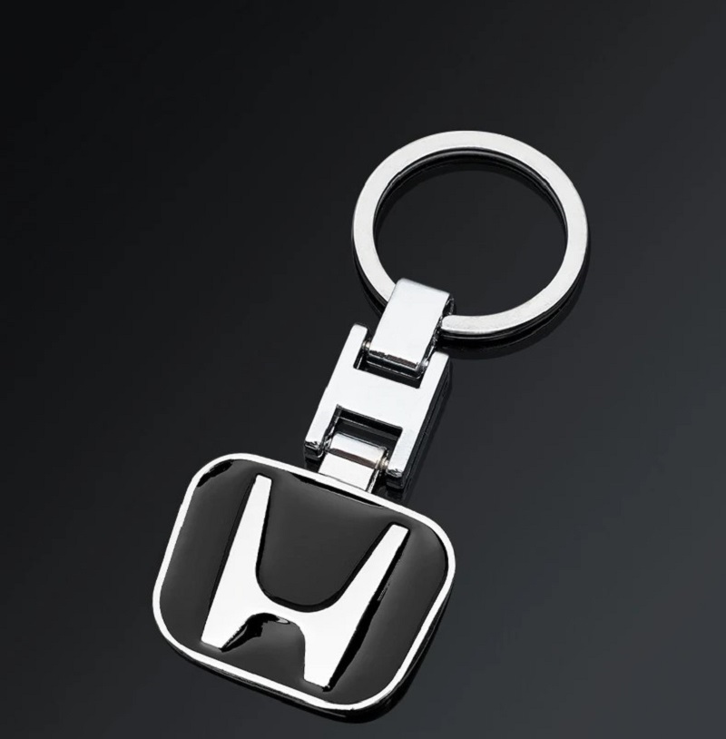 1Pc Car Keychain Metal Key Rings For Honda