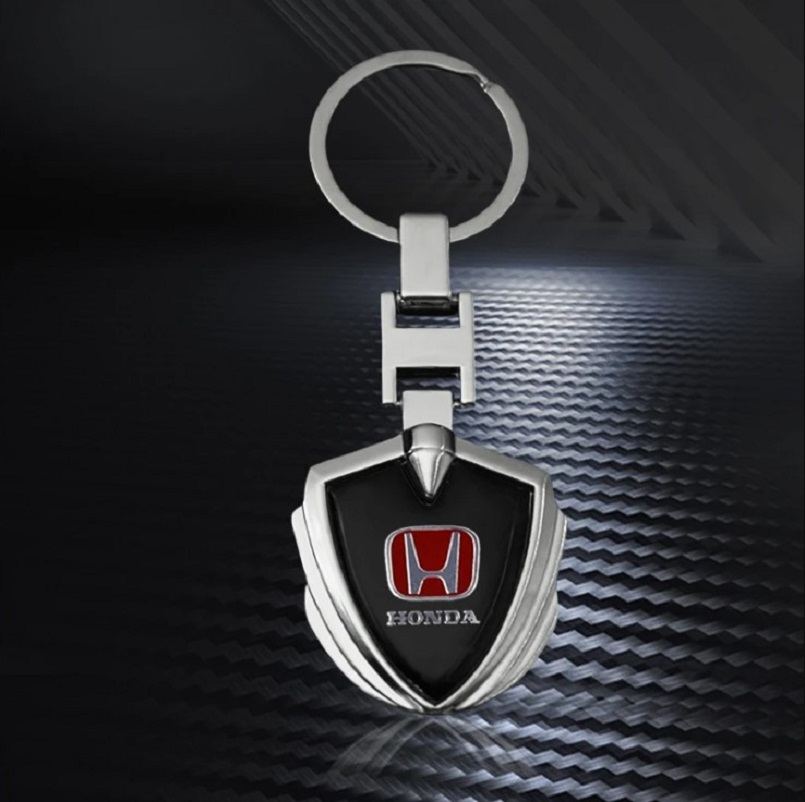 1Pc Car Keychain Metal Key Rings For Honda