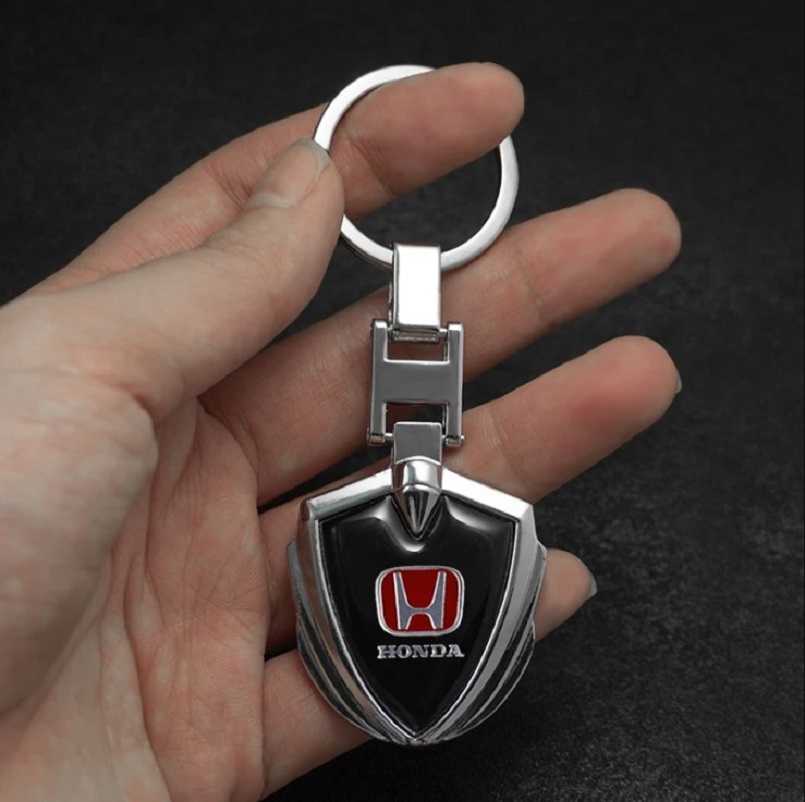 1Pc Car Keychain Metal Key Rings For Honda