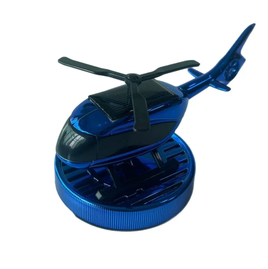 Solar Car Air Freshener Perfume Helicopter Decoration
