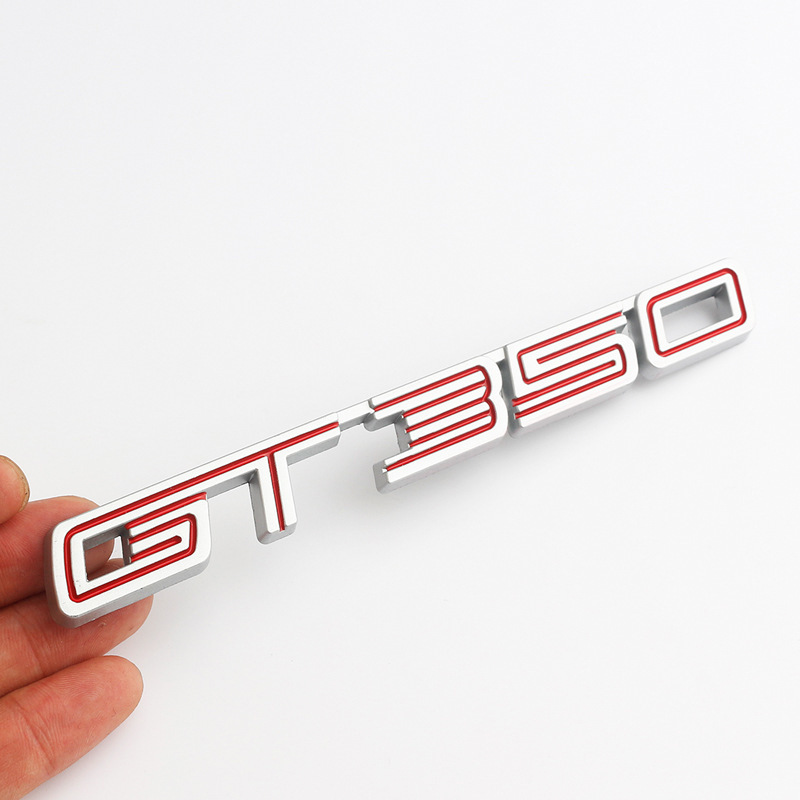 3D Metal Car Sticker Logo GT350