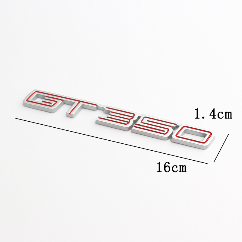 3D Metal Car Sticker Logo GT350