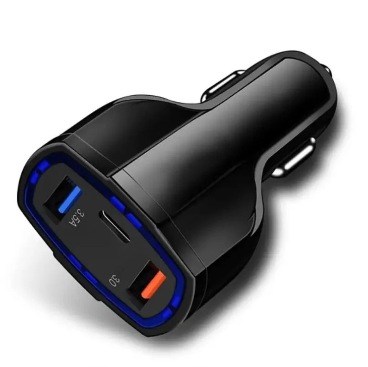 3.5 A Car Charger USB Type C Quick Charge 3.0 Fast Charging