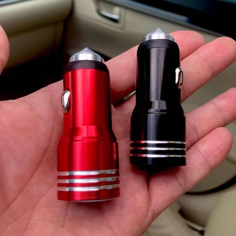 Mini Dual-Port Fast Charging Smart Car Charger