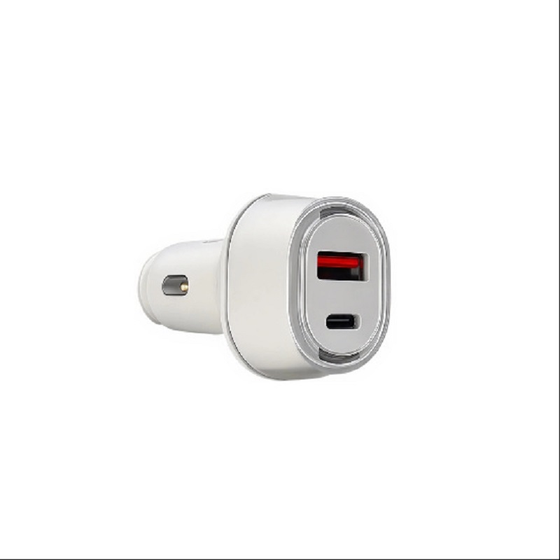 PD30W USB C Car Charger Fast Charging 38W Dual Port Multifunction