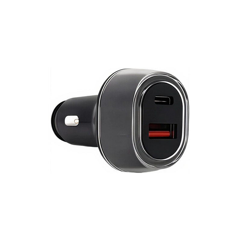 PD30W USB C Car Charger Fast Charging 38W Dual Port Multifunction