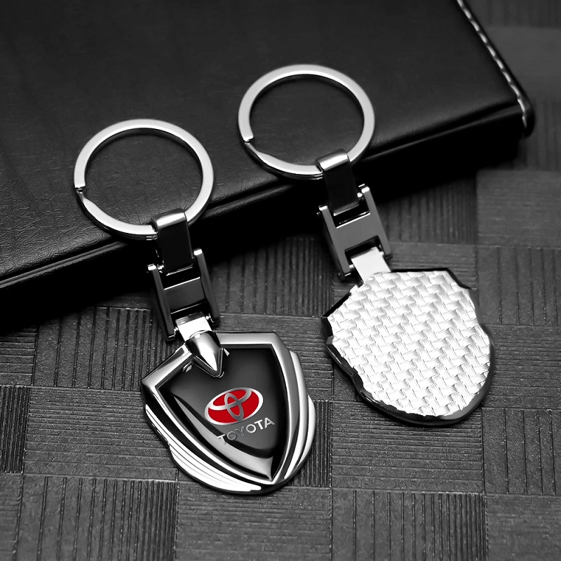 1Pc Car Keychain Metal Key Rings For Toyata