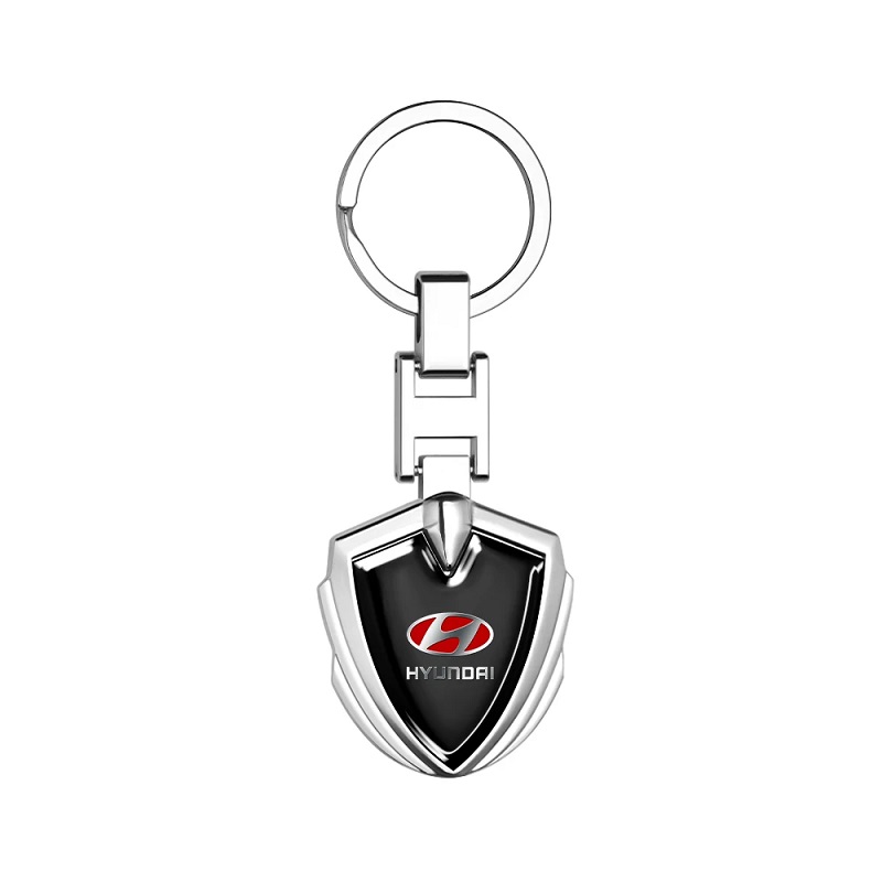 1Pc Car Keychain Metal Key Rings For Hyundai