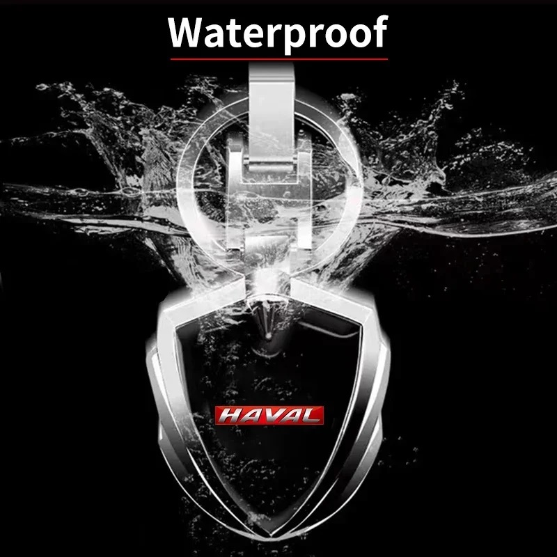1Pc Car Keychain Metal Key Rings For Haval