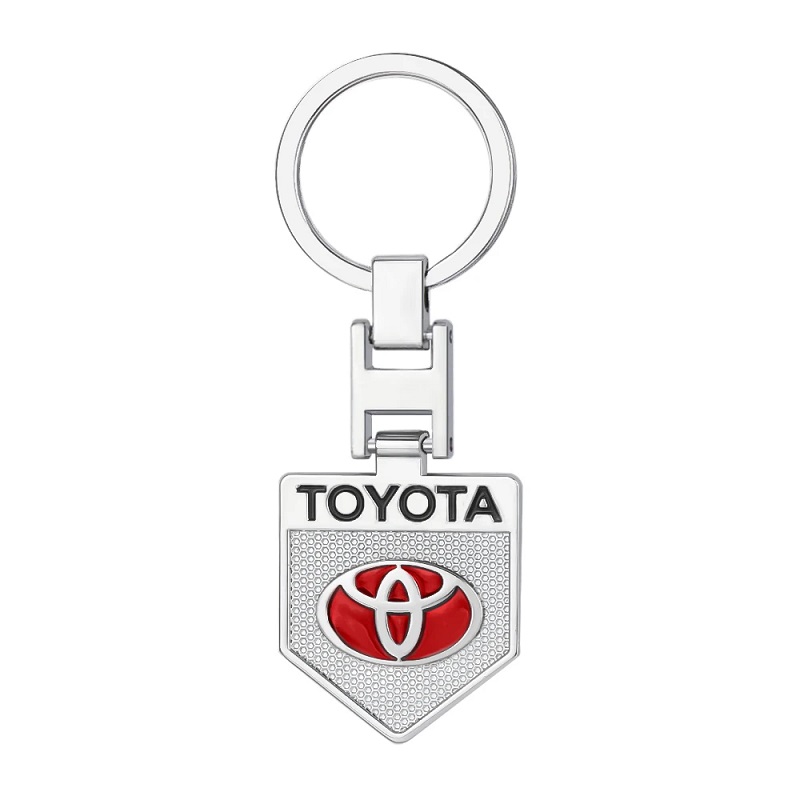 1Pc Car Keychain Metal Key Rings For Toyota