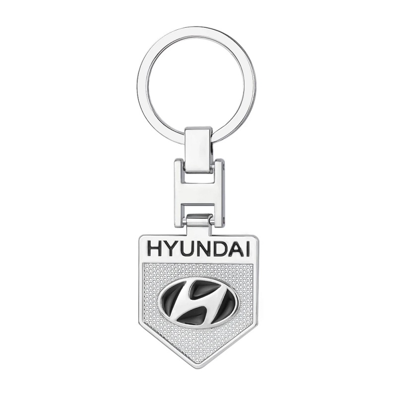 1Pc Car Keychain Metal Key Rings For Hyundai