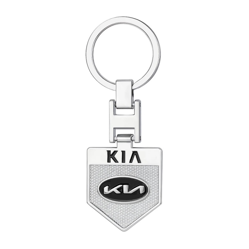 1Pc Car Keychain Metal Key Rings For KIA