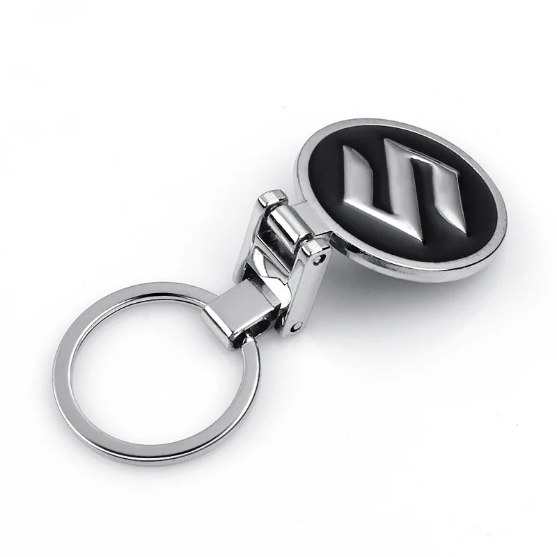 1Pc Car Keychain Metal Key Rings For Suzuki