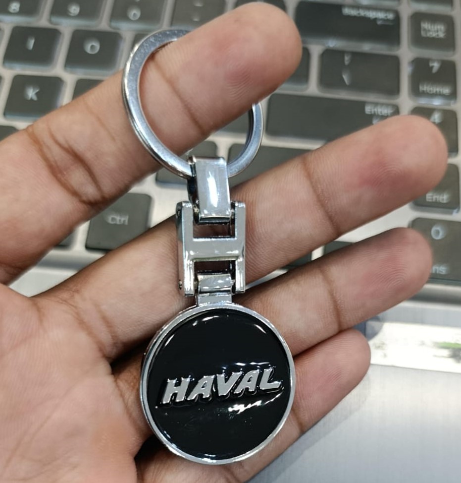 1Pc Car Keychain Metal Key Rings For Haval