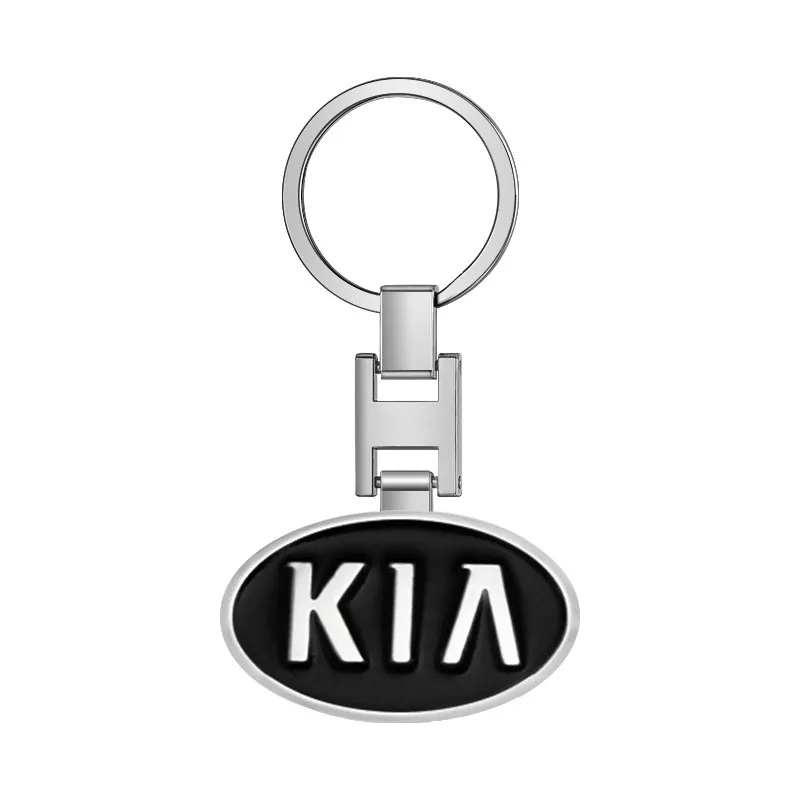 1Pc Car Keychain Metal Key Rings For KIA
