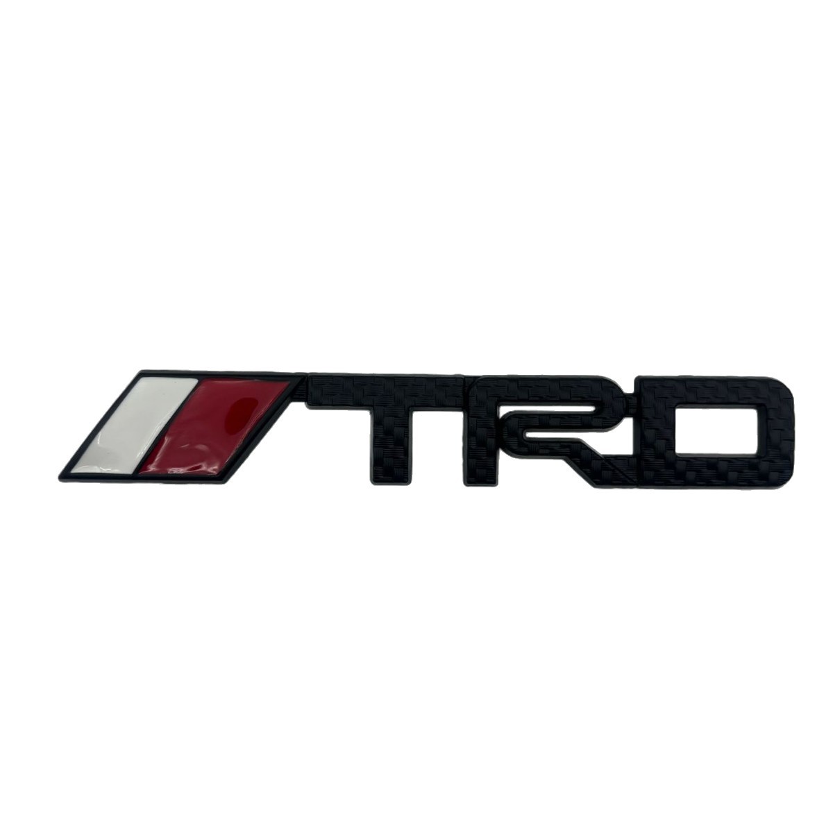 3D Metal TRD Logo Black Carbon