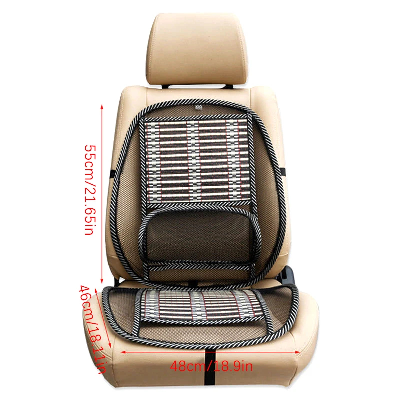 Summer Universal Office and Car Seat Breathable Lumbar Back Support Spine Posture