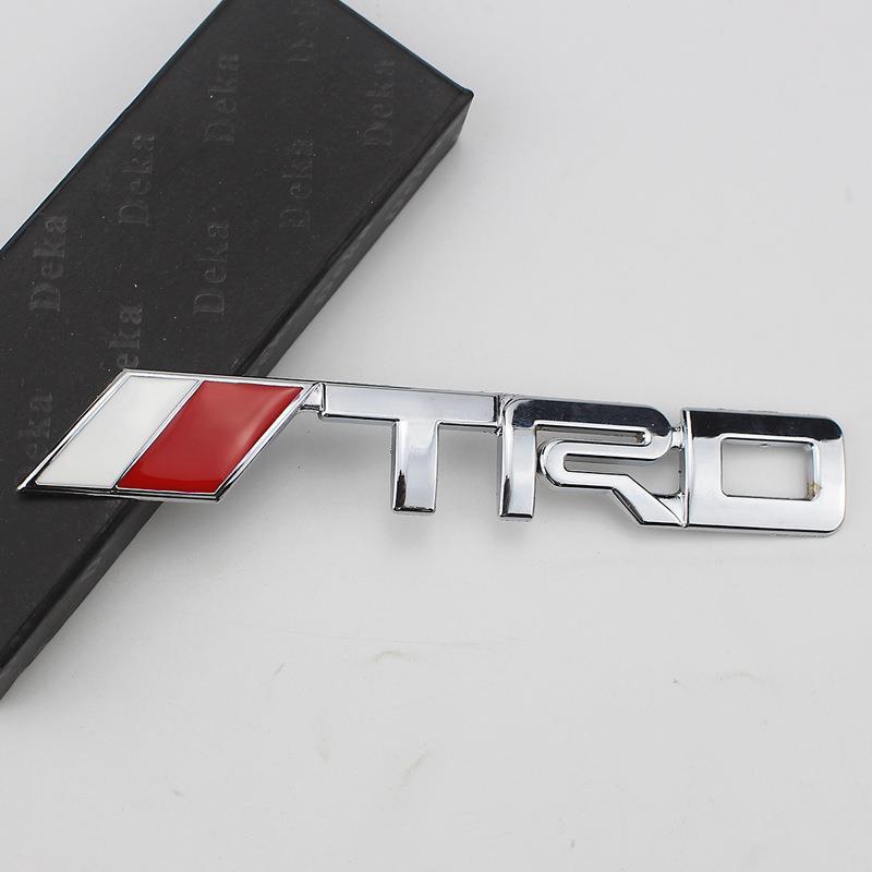 3D Metal TRD Logo Silver 3D Metal TRD Logo Silver