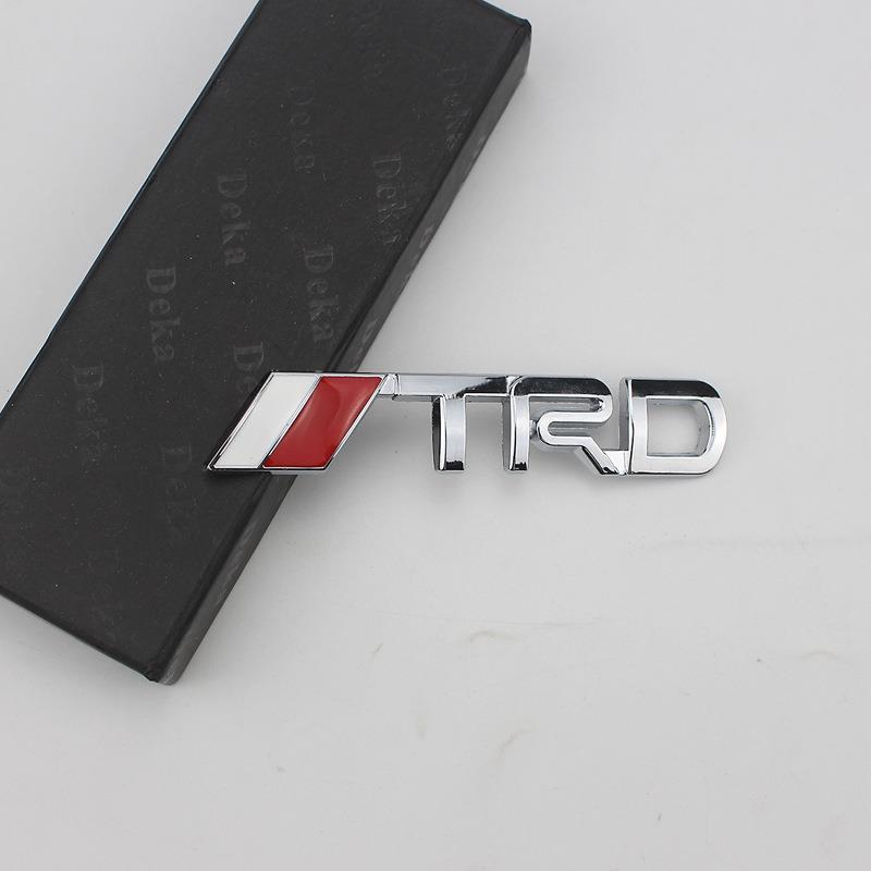 3D Metal TRD Logo Silver 3D Metal TRD Logo Silver