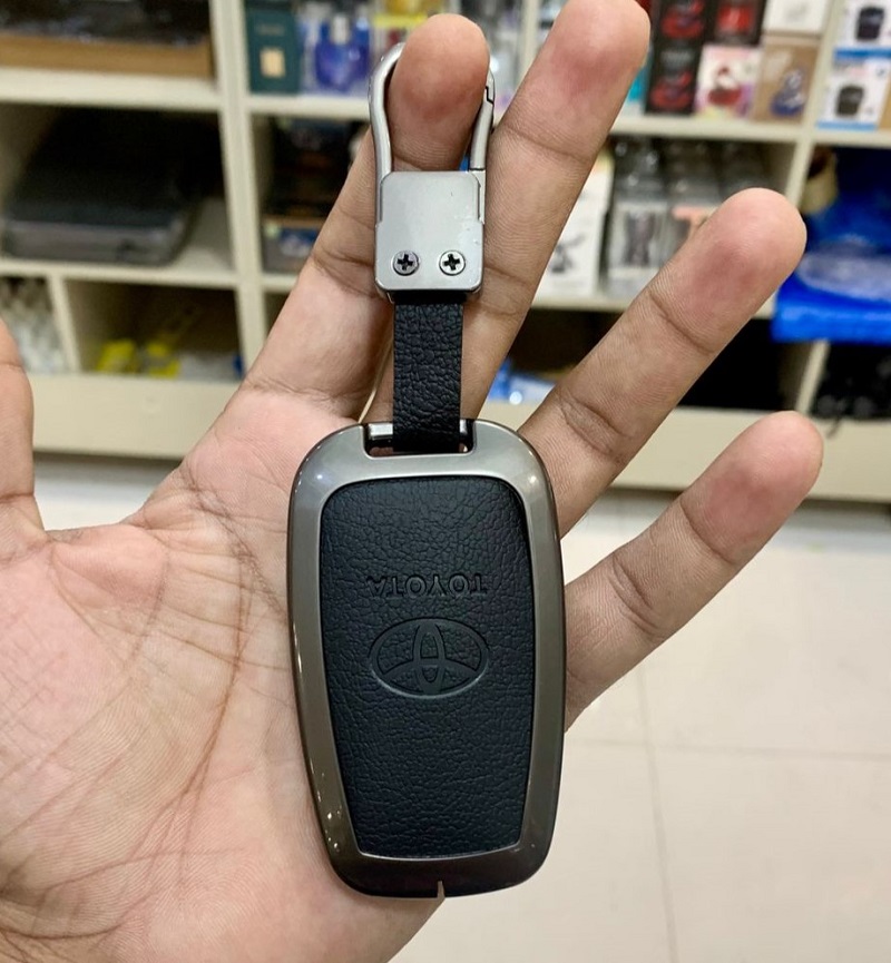 Toyota Corolla Cross 2022-2024 Key Cover With Metal Shell