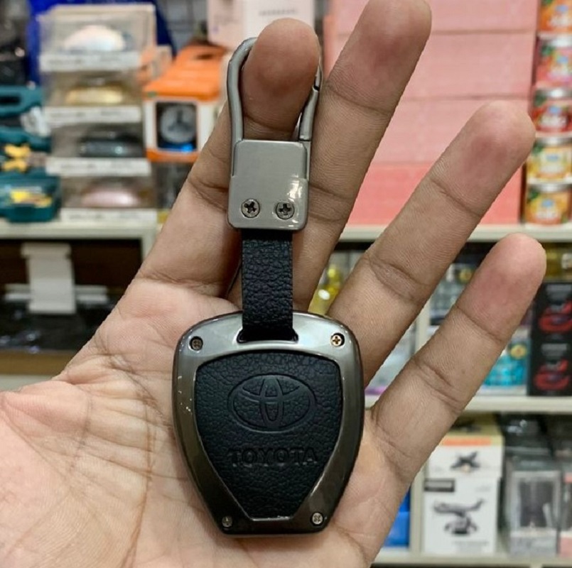 Toyota Vitz Key Cover With Metal Shell 2 Buttons