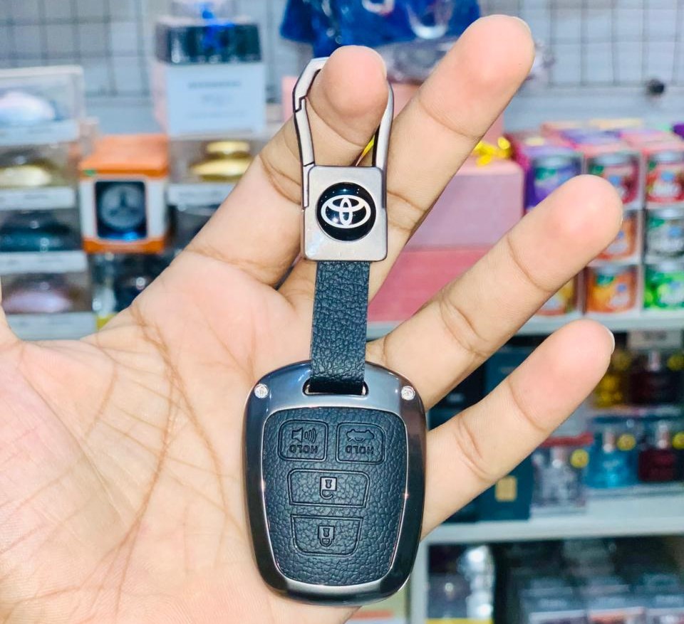 Toyota Corolla15 Key Cover With Metal Shell 4 Button