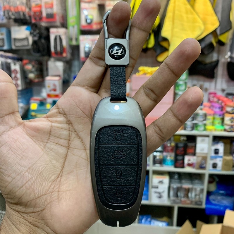 Hyundai Sonata Key Cover With Metal Shell