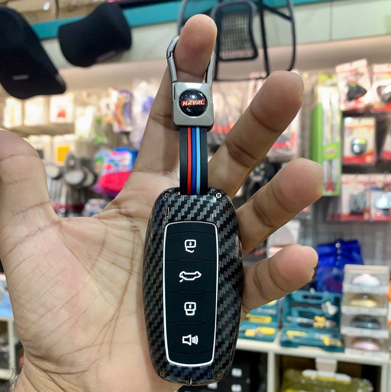  Haval H6 Key Cover With Metal Shell Carbon