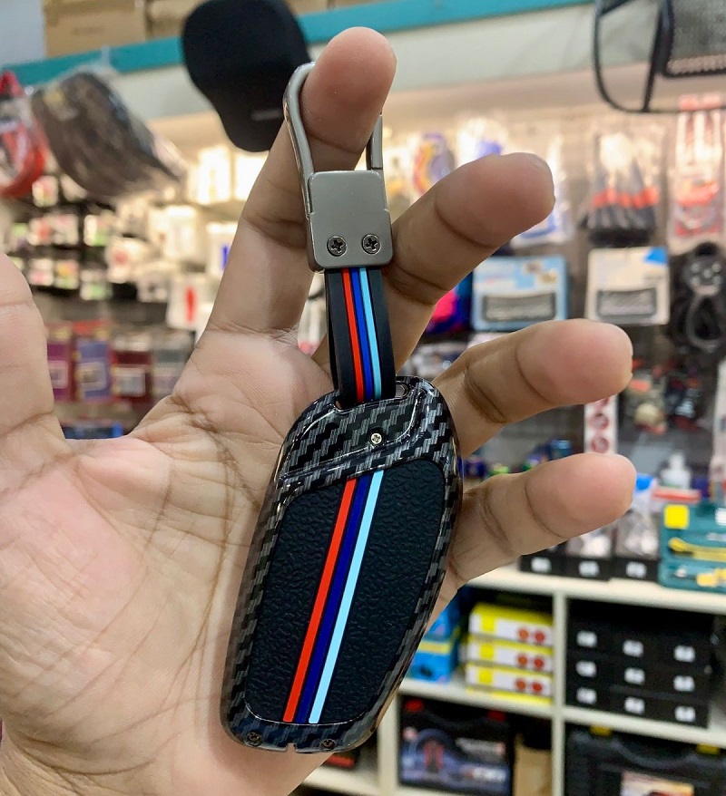  MG HS Metal Zinc Alloy Key Fob carbon