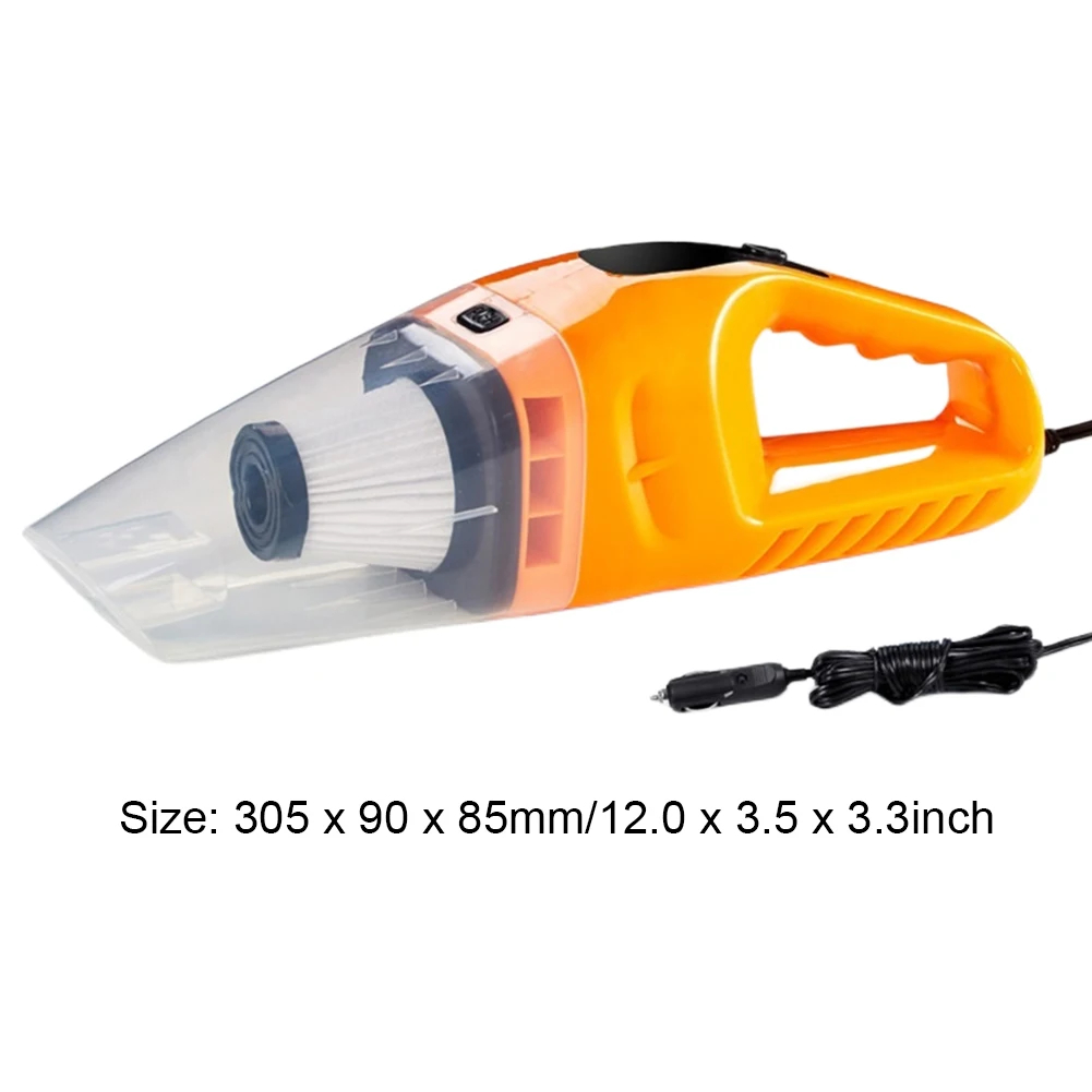 Portable 12V 120W Mini Handheld Vacuum Cleaner For Car Home Office
