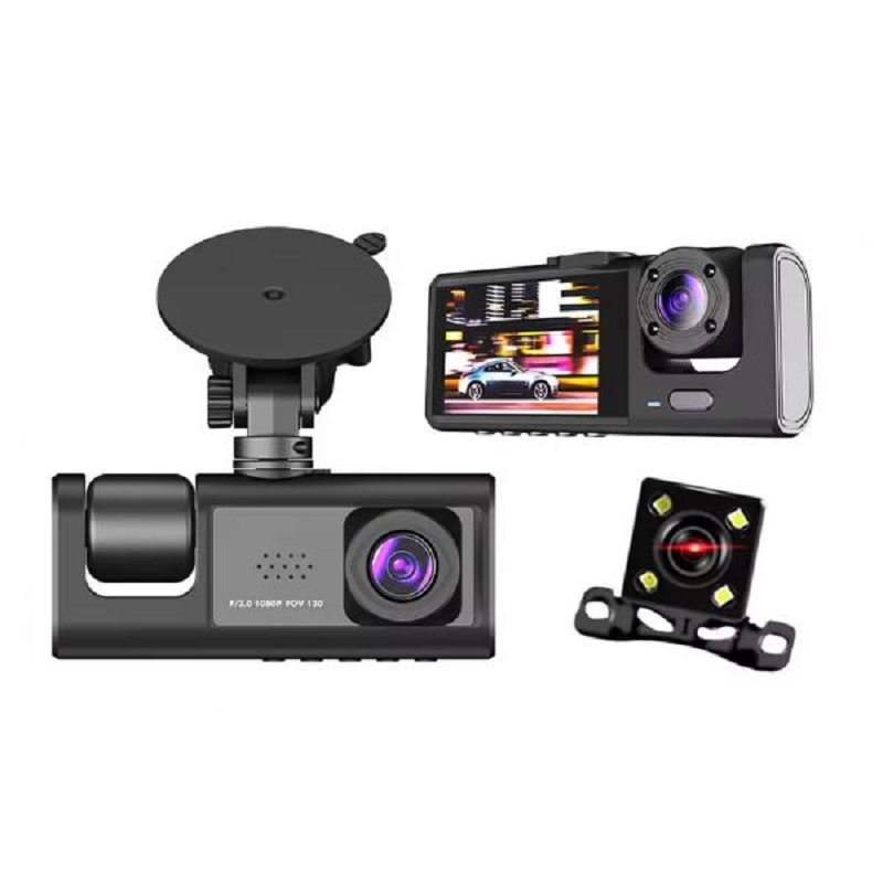 3 Channel Car DVR Camera Wifi , 1080P Dash Camera 3 Way with, Loop Recording, Parking Monitor 3 Channel Car DVR Camera Wifi , 1080P Dash Camera 3 Way with, Loop Recording, Parking Monitor
