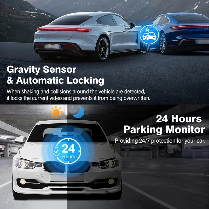 3 Channel Dash Cam 1080P Front and Rear Inside Car Camera WiFi APP Control Night Vision 3 Channel Dash Cam 1080P Front and Rear Inside Car Camera WiFi APP Control Night Vision