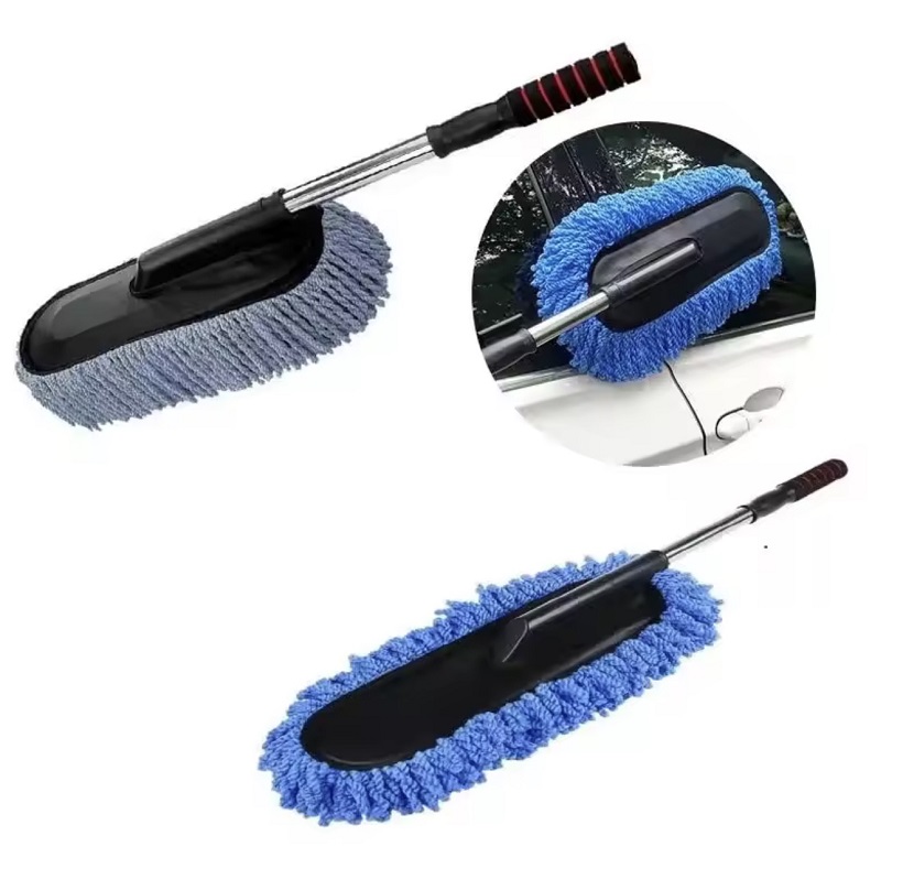 Microfiber Fiber Car Duster Retractable Microfiber Car Dust Mop