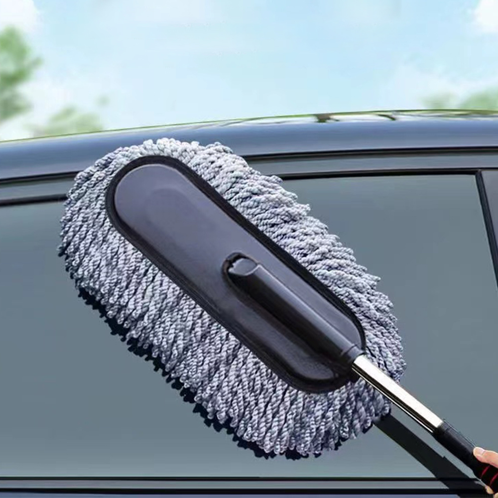 Microfiber Fiber Car Duster Retractable Microfiber Car Dust Mop