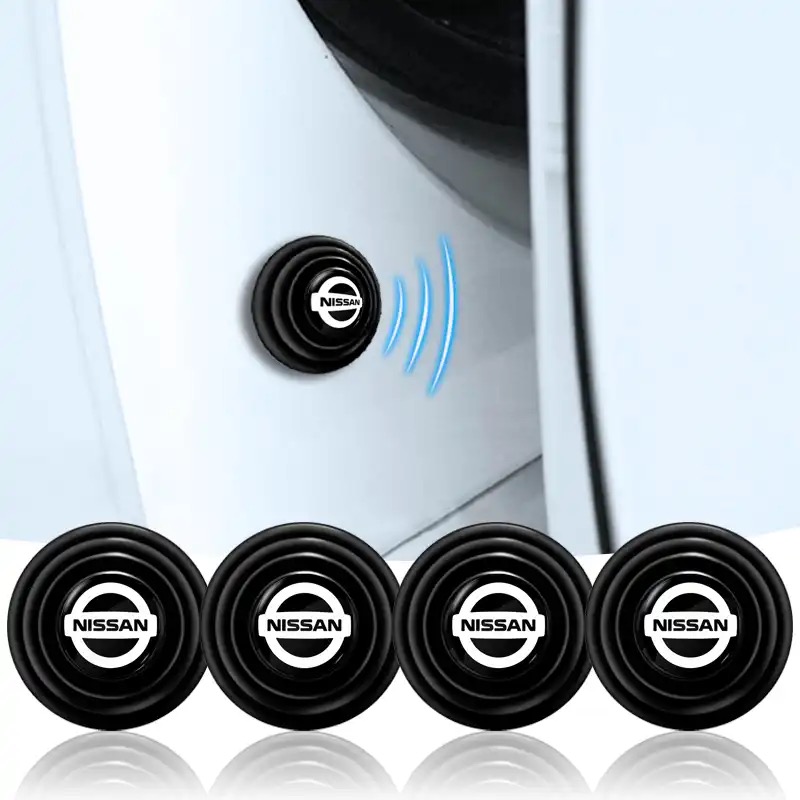 10 Pcs Door Shock Absorber Pads Buffer Bumper Pads Shock Absorption Sound Insulation Rubber Nissan