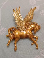 Horse Flying Brooch