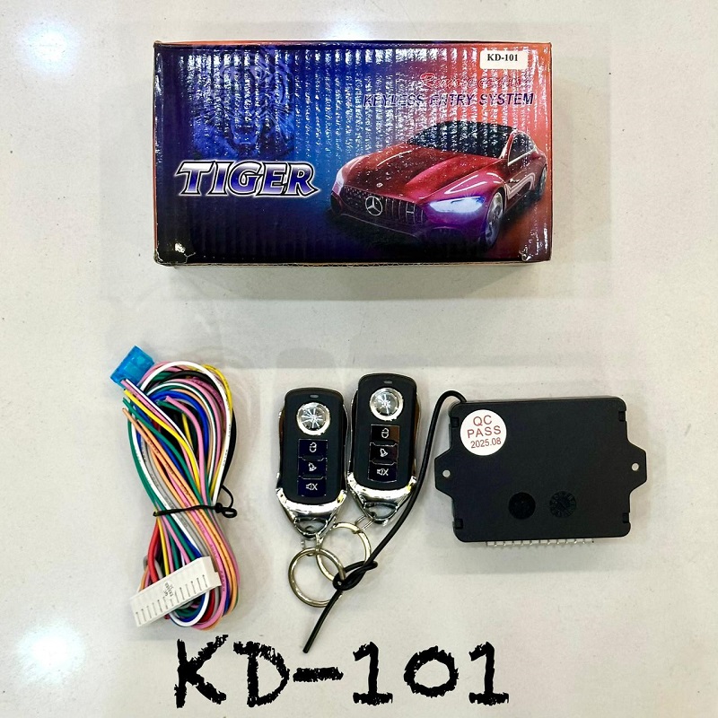 Universal Car Auto Remote Central Kit Door Lock Locking Vehicle Keyless Entry System With 2 Remote Control Replacement 