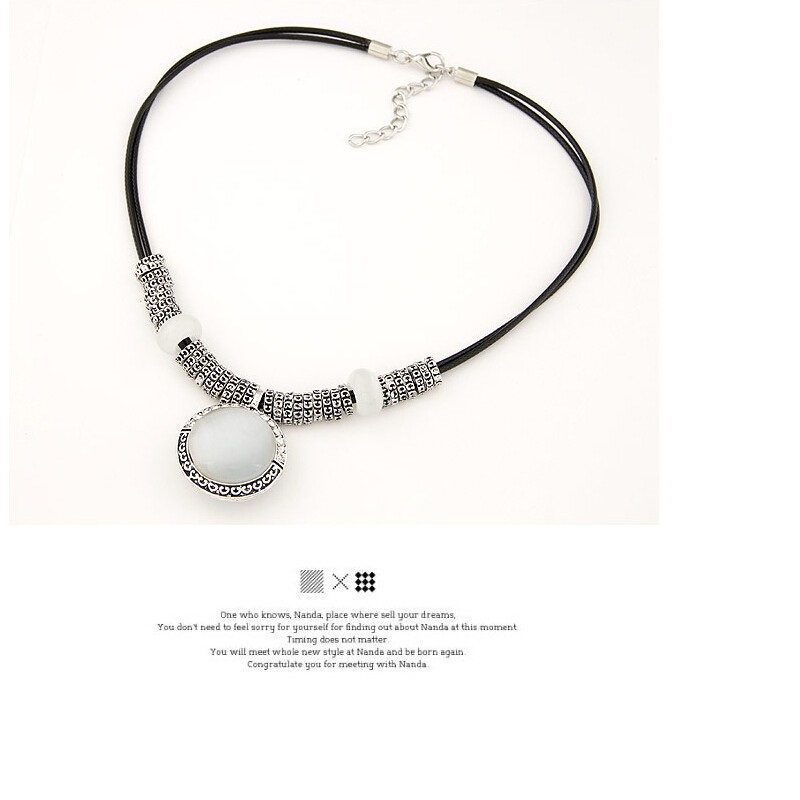 Opal Statement Necklaces and Pendants Women Vintage