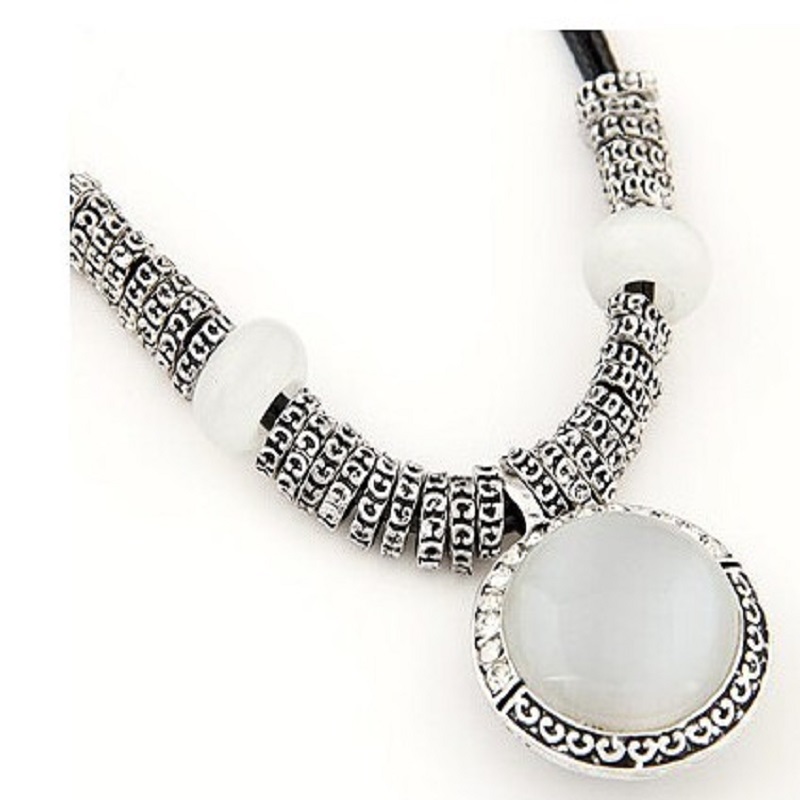 Opal Statement Necklaces and Pendants Women Vintage