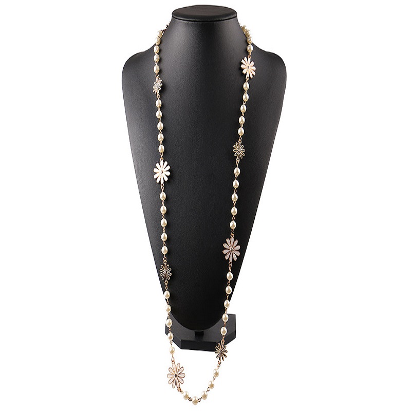 Necklace Simulated Pearl Statement Necklaces Pendants Vintage Jewelry