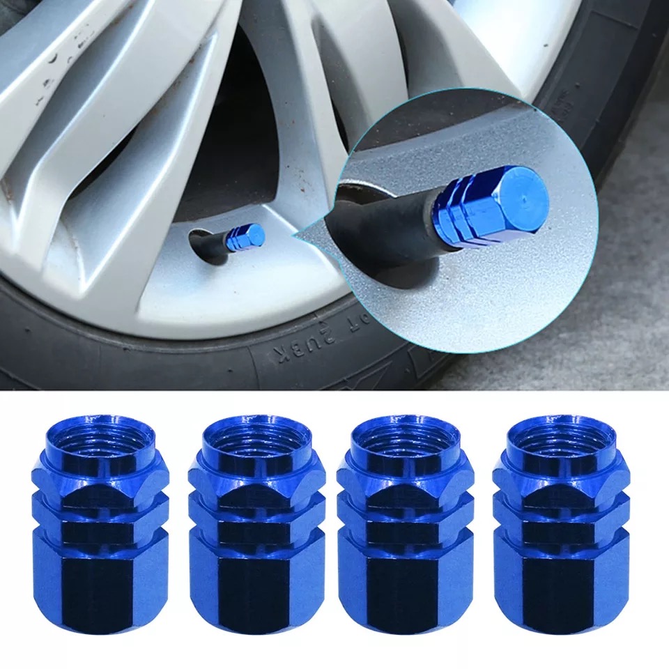Aluminum Tire Wheel Rims Stem Air Valve Caps Tyre Cover Car Truck