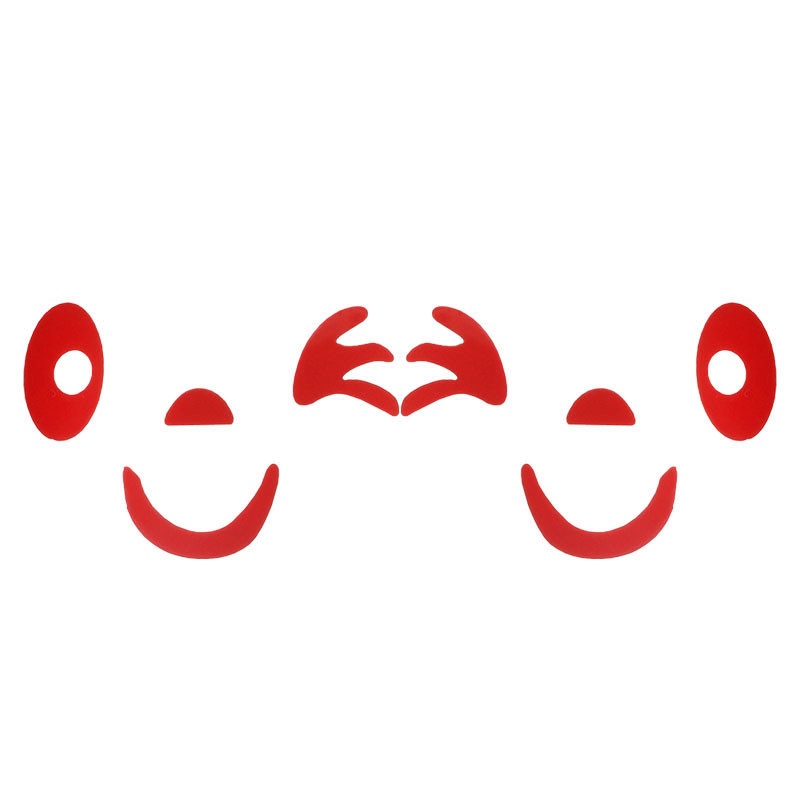 Smiling Blink Winks face car Styling Sticker