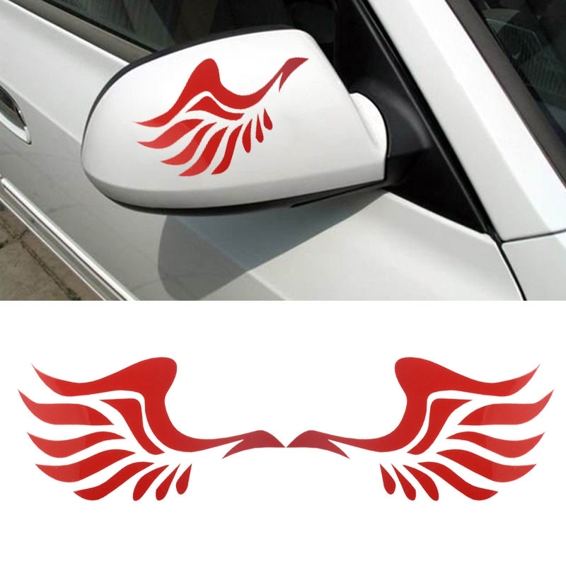 Mirror Pair of Wings Car Styling Stickers