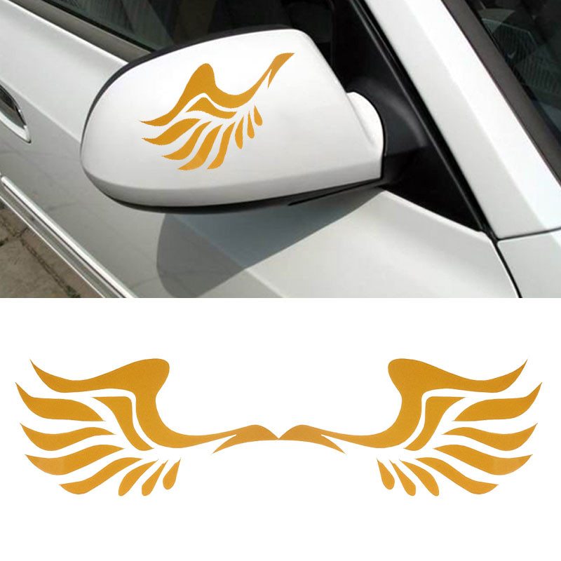 Mirror Pair of Wings Car Styling Stickers
